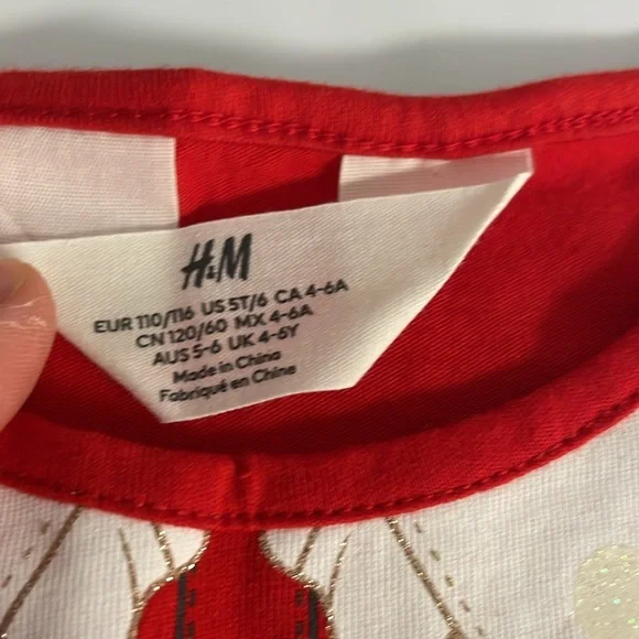 H&M set of 2 Christmas themed dresses - Picture 5 of 9